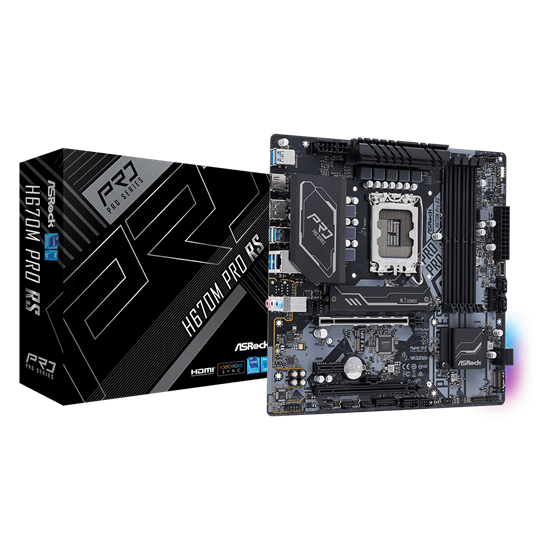 AL ASRock s1700 H670M Pro RS