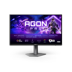 AOC 27" AG276QZD2 QHD OLED 240Hz HDMI/DP/USB gamer monitor