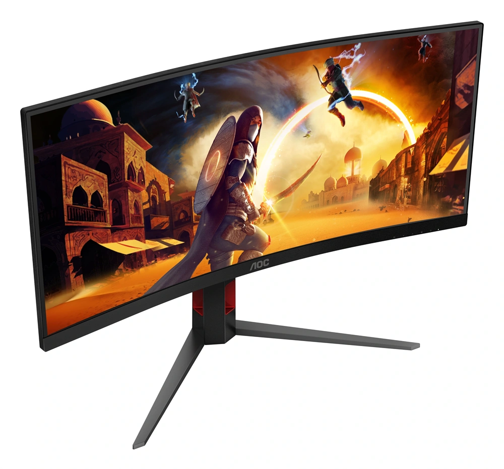 AOC 34" CU34G4 UWQHD VA 180Hz HDMI/DP ívelt gamer monitor