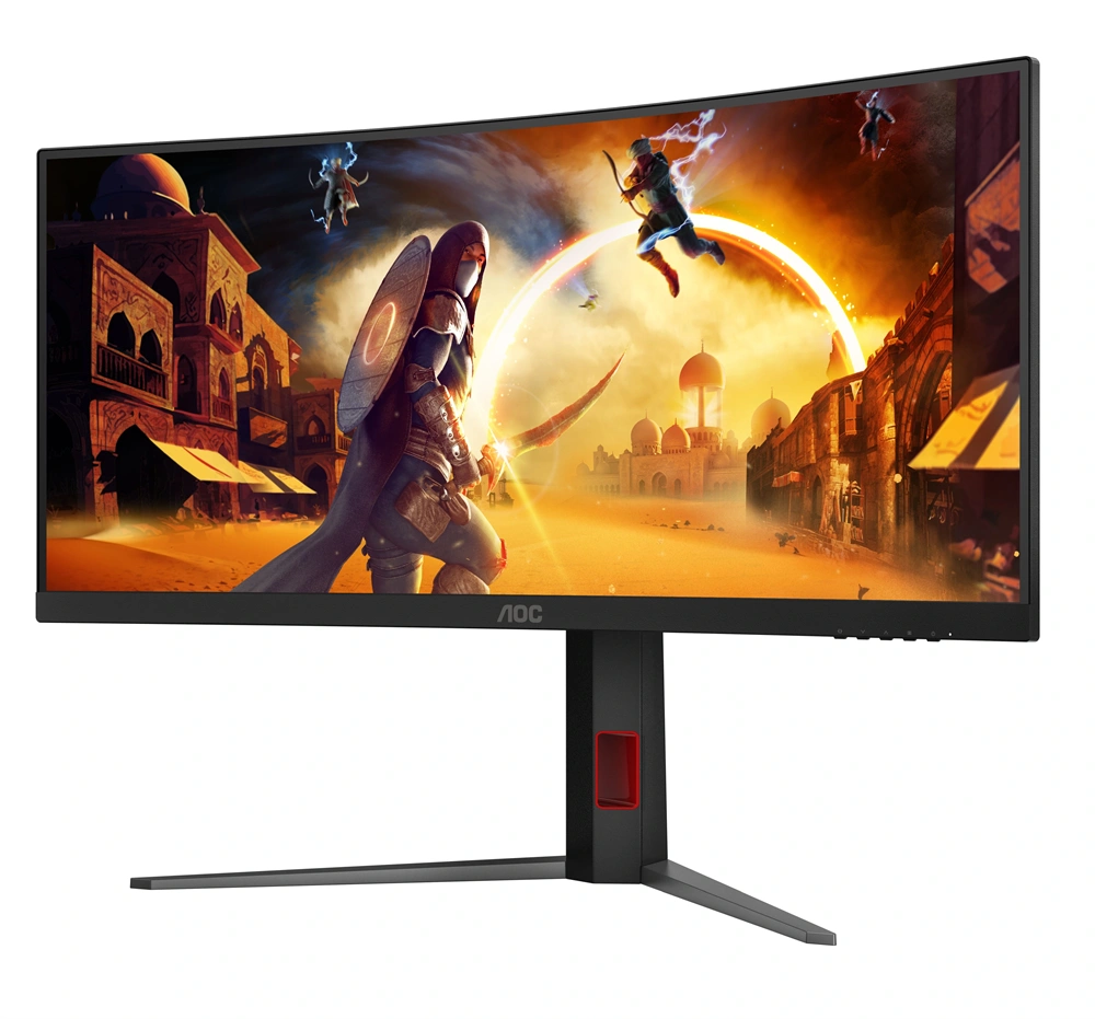 AOC 34" CU34G4 UWQHD VA 180Hz HDMI/DP ívelt gamer monitor