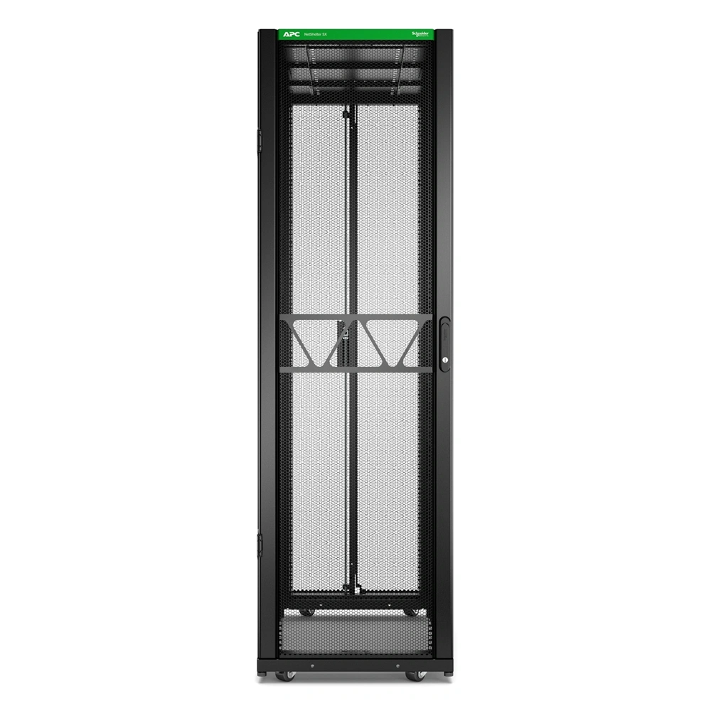 APC NetShelter SX Gen2 19" 42U 600x1200 mm perforált ajtós fekete szerver szekrény