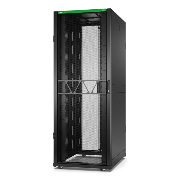 APC NetShelter SX Gen2 19" 42U 750x1070 mm perforált ajtós fekete szerver szekrény