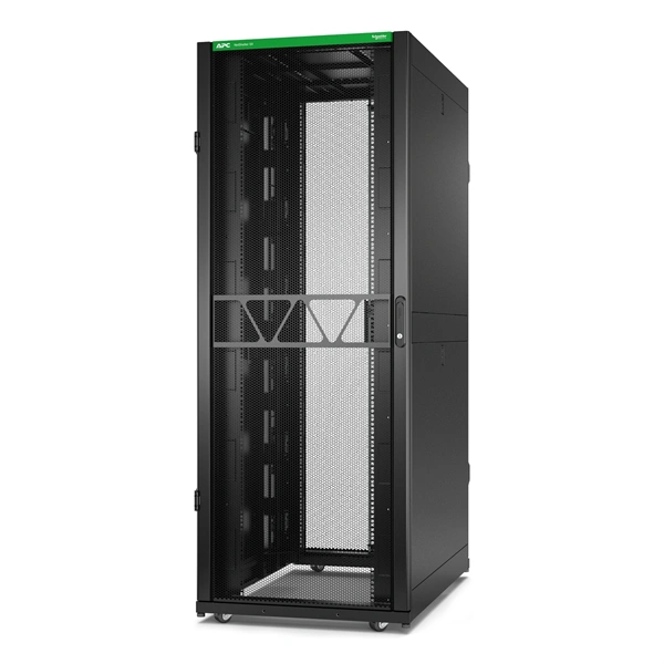 APC NetShelter SX Gen2 19" 42U 750x1200 mm perforált ajtós fekete szerver szekrény