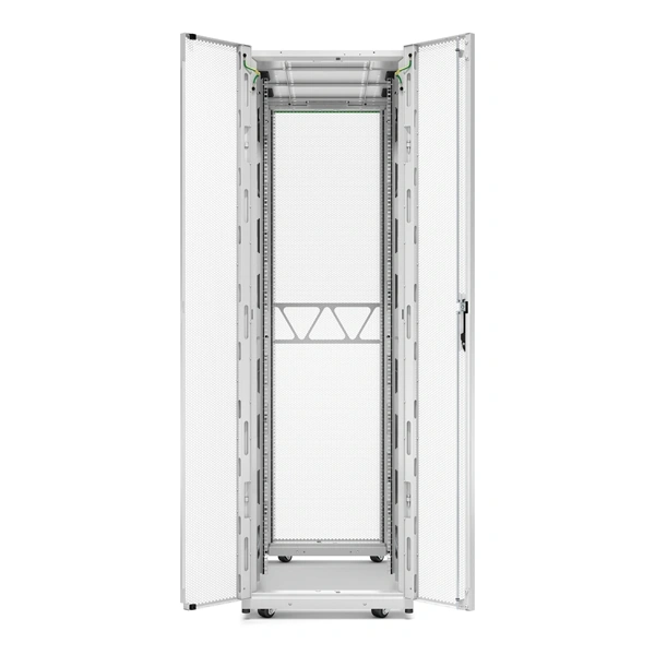 APC NetShelter SX Gen2 19" 42U 800x1200 mm perforált ajtós fehér szerver szekrény