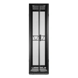 APC NetShelter SX Gen2 19" 45U 600x1200 mm perforált ajtós fekete szerver szekrény