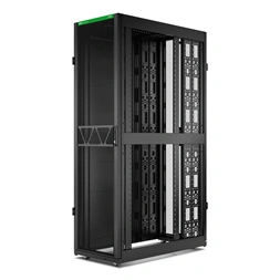 APC NetShelter SX Gen2 19" 45U 600x1200 mm perforált ajtós fekete szerver szekrény