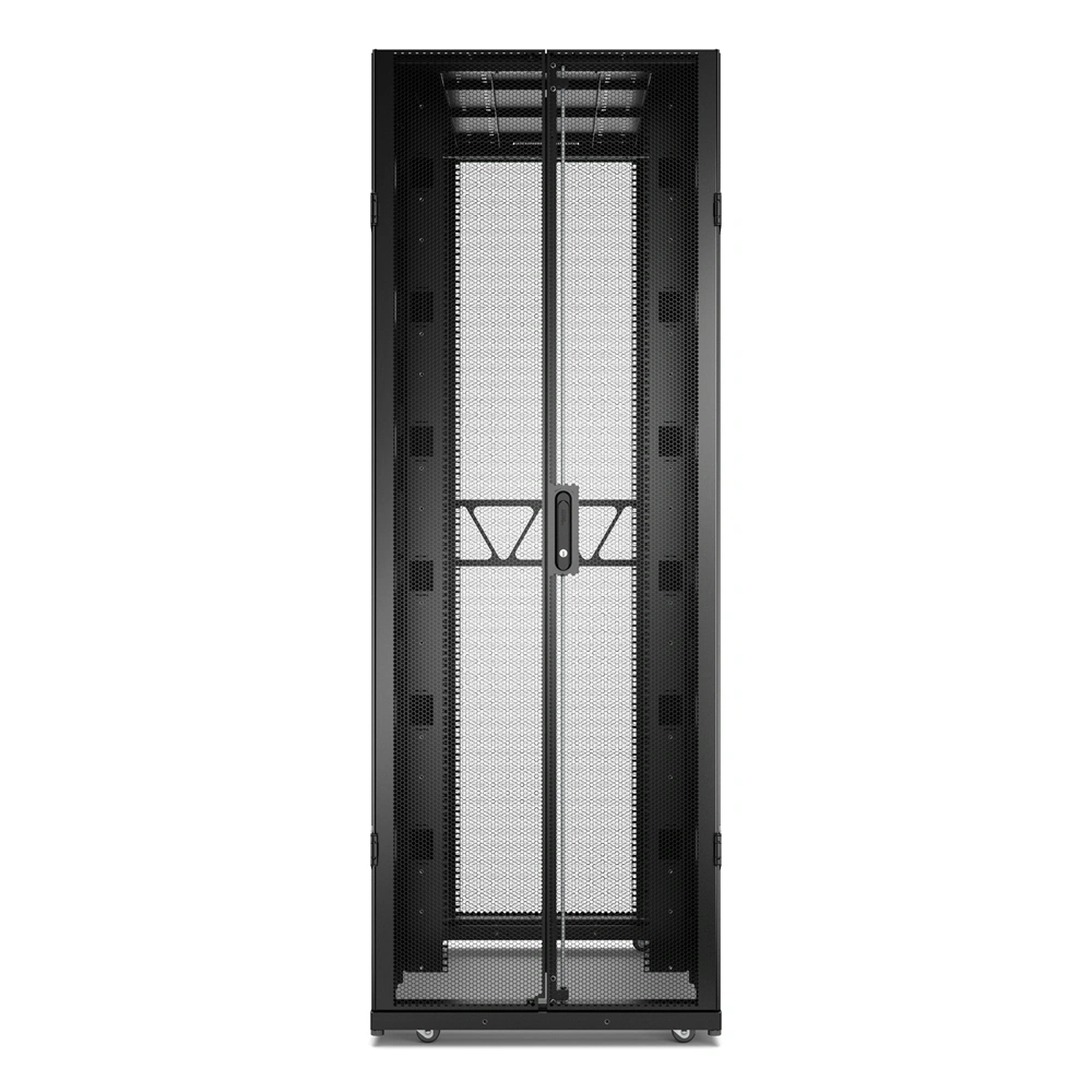 APC NetShelter SX Gen2 19" 45U 750x1200 mm perforált ajtós fekete szerver szekrény