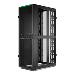 APC NetShelter SX Gen2 19" 45U 750x1200 mm perforált ajtós fekete szerver szekrény