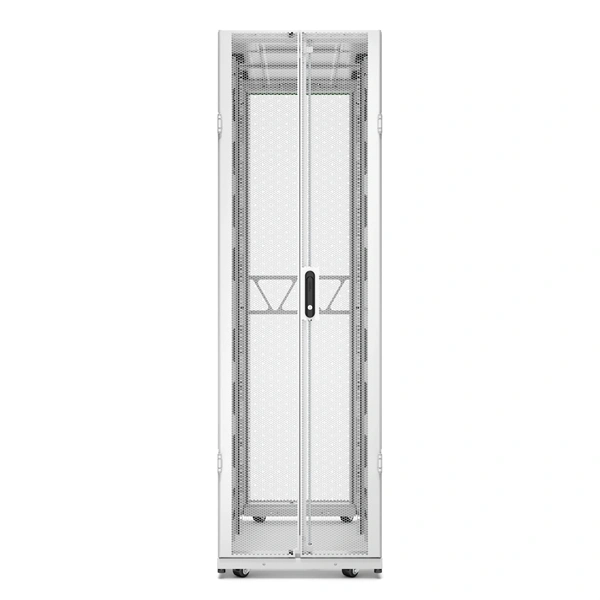 APC NetShelter SX Gen2 19" 48U 750x1200 mm perforált ajtós fehér szerver szekrény