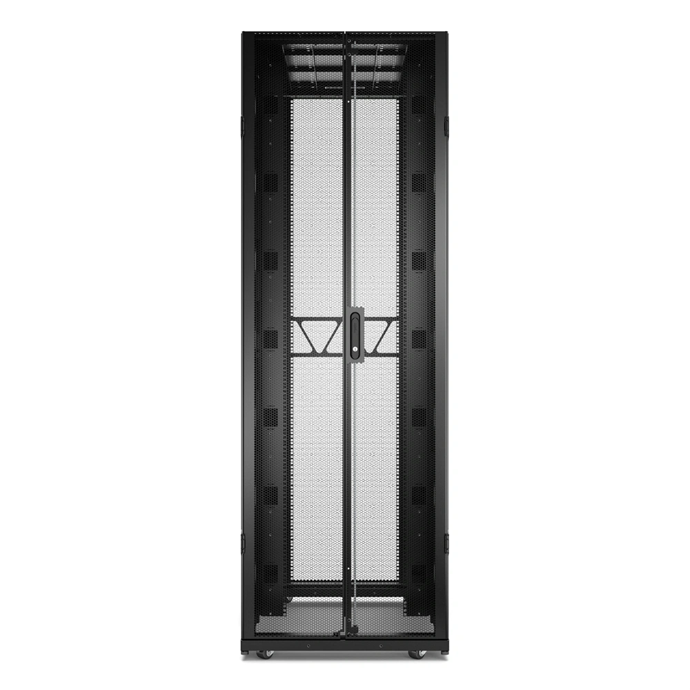 APC NetShelter SX Gen2 19" 48U 750x1200 mm perforált ajtós fekete szerver szekrény