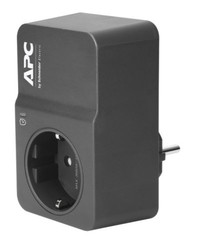 APC PM1WB-GR SURGE PROTECTOR fekete túlfeszültségvédő