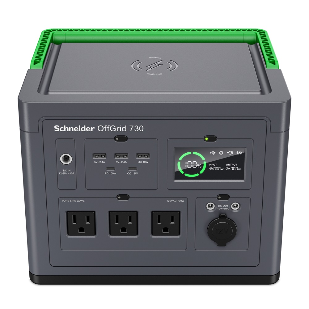 APC PPS730-GR OffGrid 730 738Wh Lítium-ion 230V hordozható akkumulátor állomás