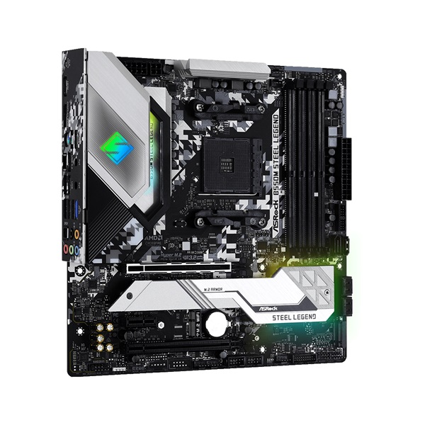 ASRock B550M STEEL LEGEND AMD B550 SocketAM4 mATX alaplap