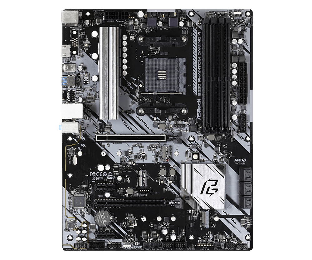 ASRock B550 PHANTOM GAMING 4 AMD B550 SocketAM4 ATX alaplap
