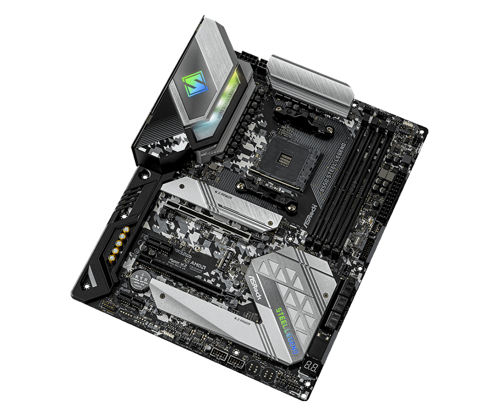 ASRock B550 STEEL LEGEND AMD B550 SocketAM4 ATX alaplap