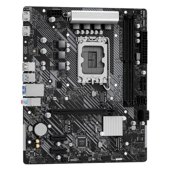 ASRock B760M-H2/M.2 Intel B760M LGA1700 mATX alaplap