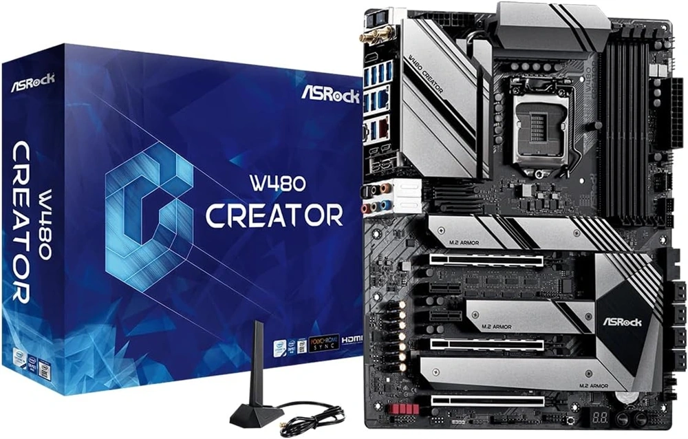 ASRock CREATOR Wi-Fi Intel W480 LGA1200 ATX alaplap