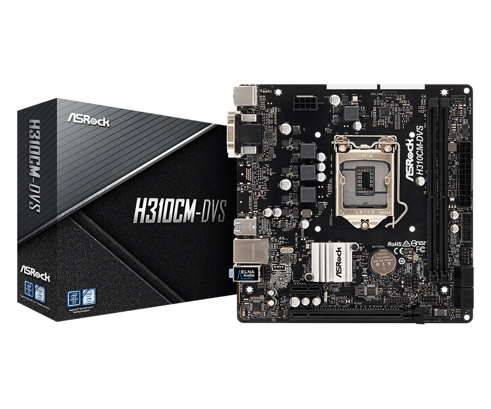 ASRock H310CM-DVS Intel H310 LGA1151 mATX alaplap