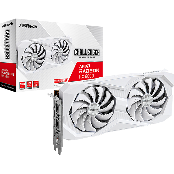 ASRock RX 6600 CHALLENGER AMD 8GB DDR6 PCIe videókártya