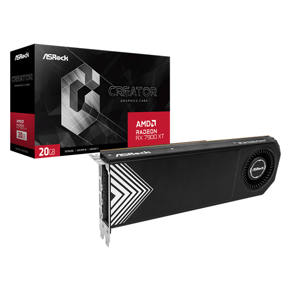 ASRock RX 7900 XT CREATOR AMD 20GB DDR6 PCIe videókártya