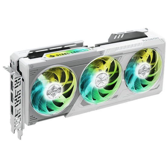 ASRock Radeon RX 9070 XT Steel Legend AMD 16GB DDR6 256bit PCIe videókártya