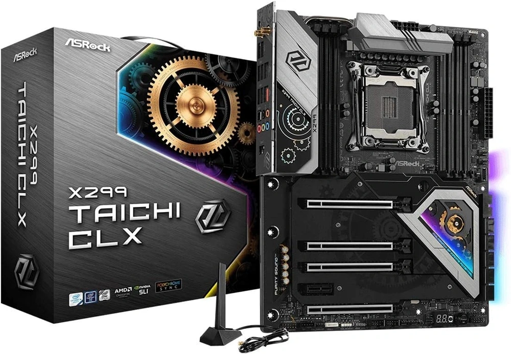 ASRock TAICHI CLX Wi-Fi Intel X299 LGA2066 ATX alaplap