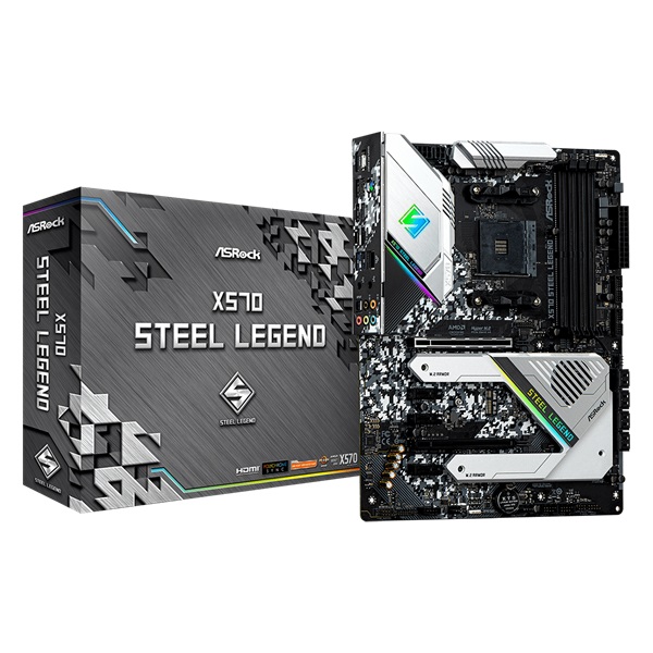 ASRock X570 STEEL LEGEND AMD X570 Socket AM4 ATX alaplap