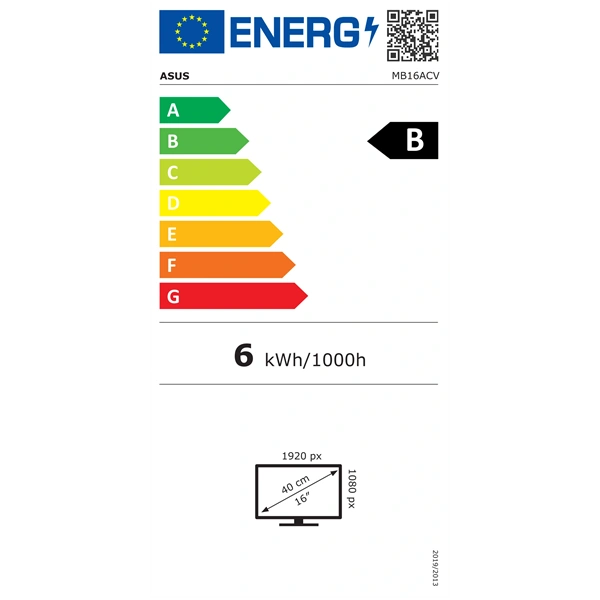 ASUS 15,6" MB16ACV ZenScreen FHD IPS USB-C hordozható monitor