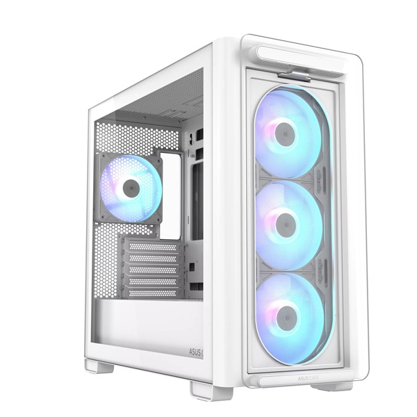 ASUS A23 PLUS fehér (táp nélküli) ablakos mATX ház