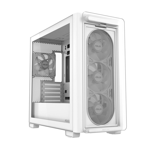 ASUS A23 PLUS fehér (táp nélküli) ablakos mATX ház