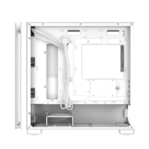 ASUS A23 PLUS fehér (táp nélküli) ablakos mATX ház