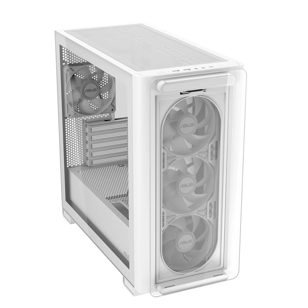 ASUS A23 PLUS fehér (táp nélküli) ablakos mATX ház