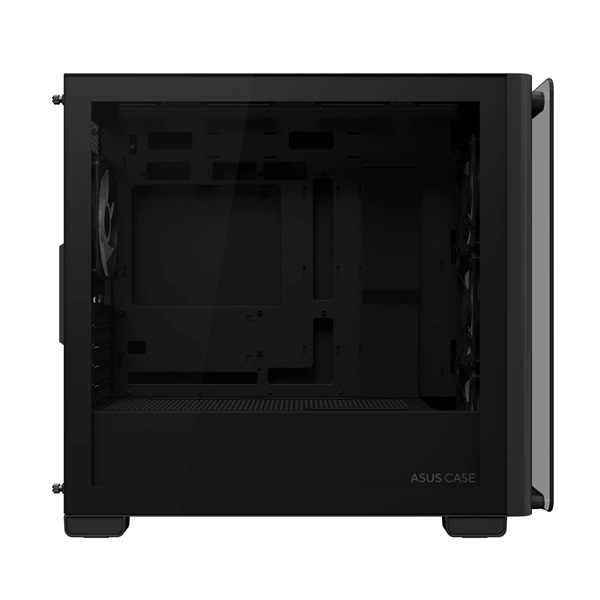 ASUS A23 PLUS fekete (táp nélküli) ablakos mATX ház
