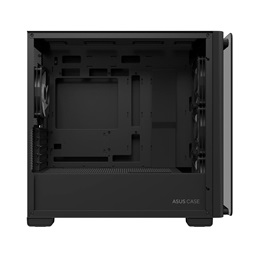 ASUS A23 PLUS fekete (táp nélküli) ablakos mATX ház