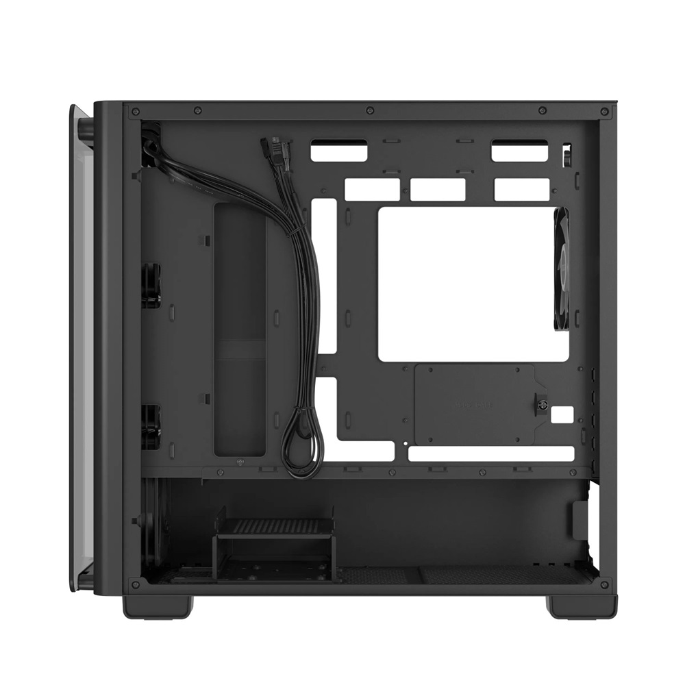 ASUS A23 PLUS fekete (táp nélküli) ablakos mATX ház