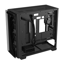 ASUS A23 PLUS fekete (táp nélküli) ablakos mATX ház