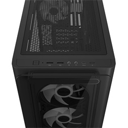 ASUS A23 PLUS fekete (táp nélküli) ablakos mATX ház