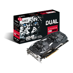 ASUS AREZ-DUAL-RX580-O8G AMD 8GB GDDR5 256bit PCIe videókártya