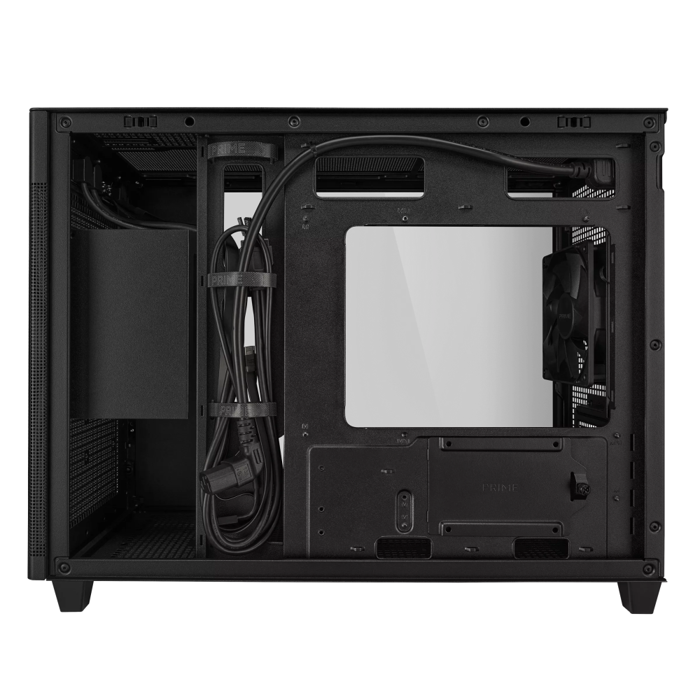 ASUS ASUS Prime AP201 fekete (táp nélküli) ablakos mATX ház