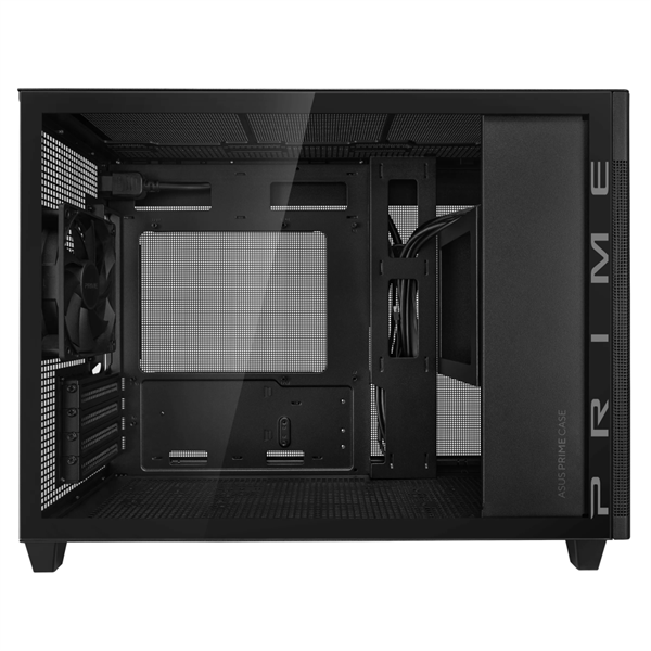 ASUS ASUS Prime AP201 fekete (táp nélküli) ablakos mATX ház
