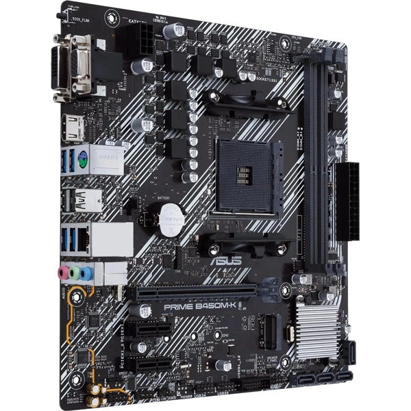 ASUS Alaplap AM4 PRIME B450M-K II AMD B450, mATX