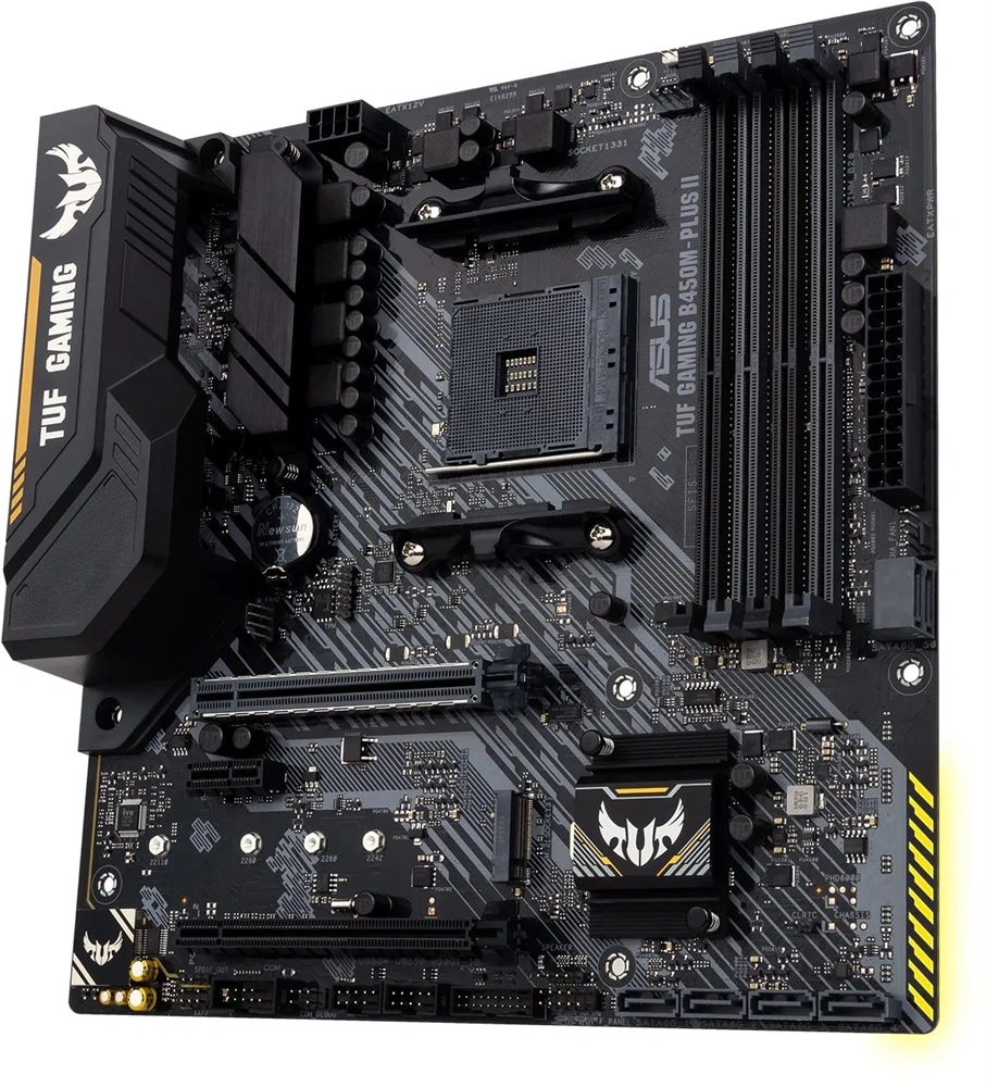 ASUS Alaplap AM4 TUF GAMING B450M-PLUS II AMD B450, mATX