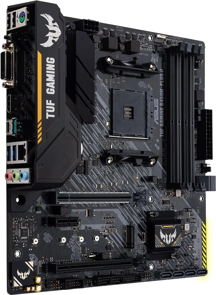 ASUS Alaplap AM4 TUF GAMING B450M-PLUS II AMD B450, mATX