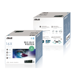 ASUS BW-16D1HT/BLK/G/AS dobozos fekete BluRay író