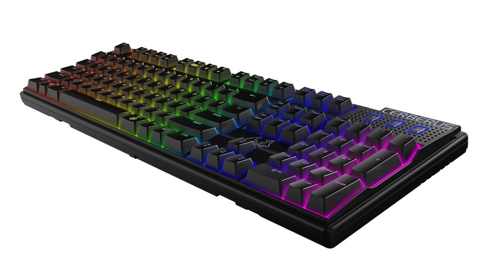 ASUS Cerberus mech HUN RGB világító gamer billentyűzet