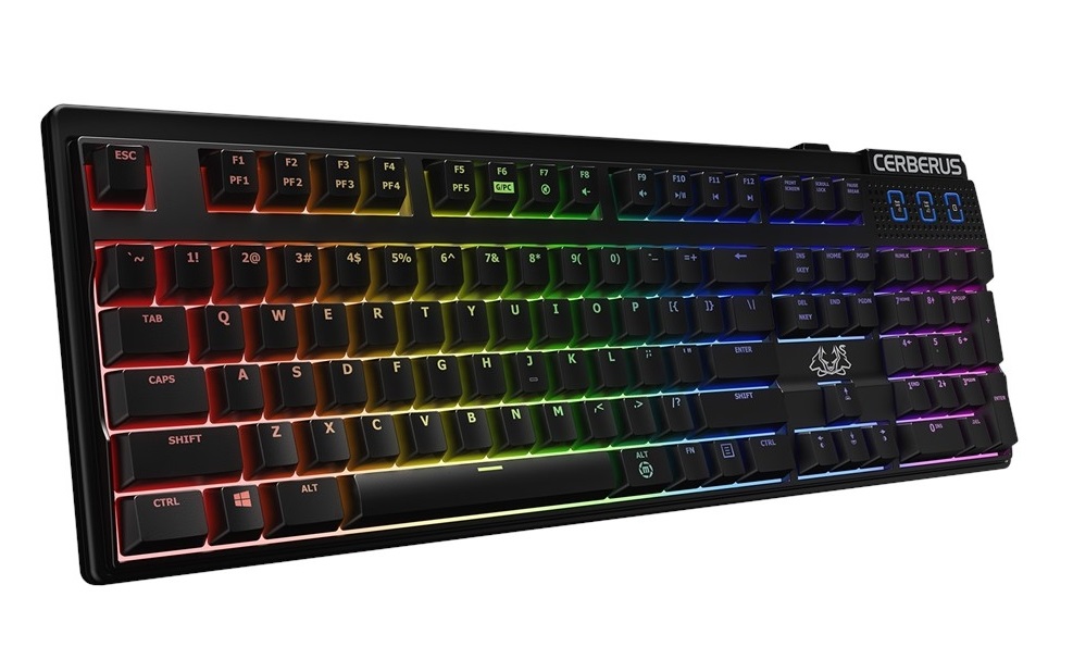 ASUS Cerberus mech HUN RGB világító gamer billentyűzet