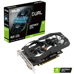ASUS DUAL-GTX1650-4GD6-P nVidia 4GB GDDR6 128bit PCIe videokártya