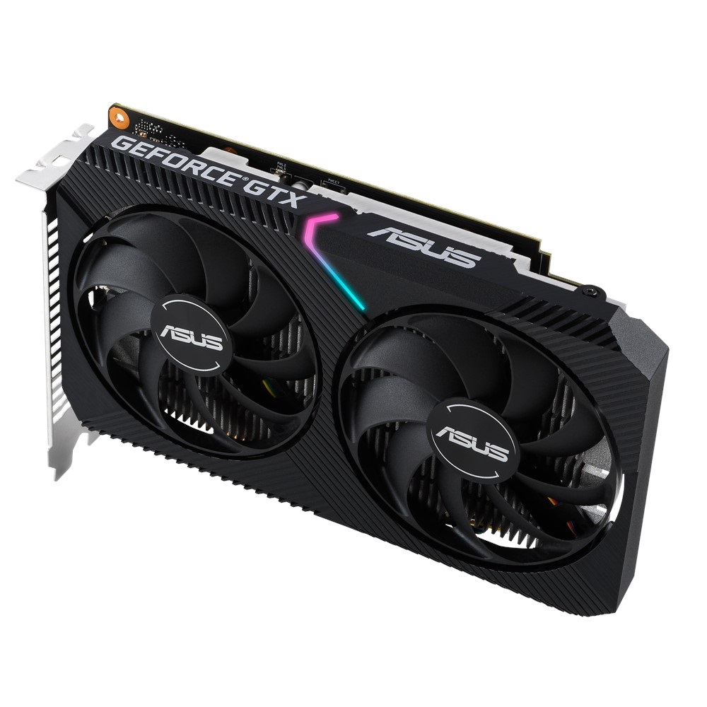 ASUS DUAL-GTX1650-O4GD6-MINI nVidia 4GB GDDR6 128bit PCIe videokártya