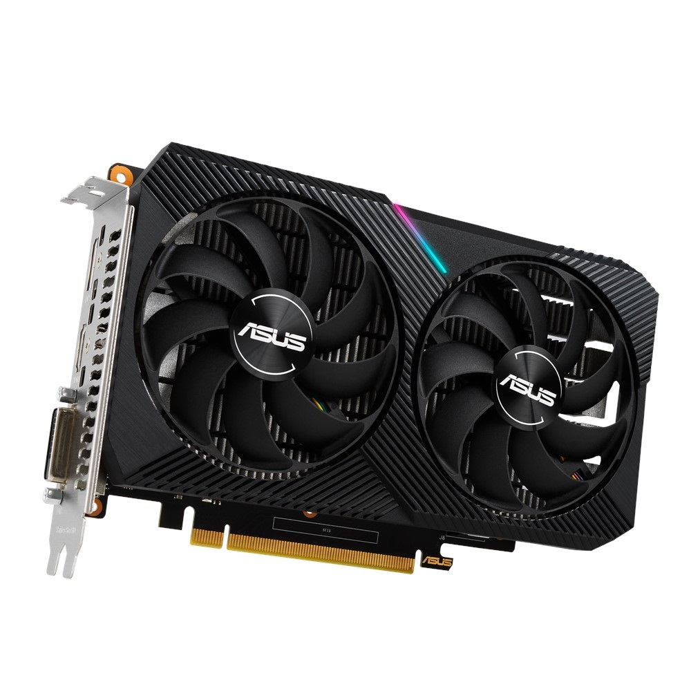 ASUS DUAL-GTX1650-O4GD6-MINI nVidia 4GB GDDR6 128bit PCIe videokártya