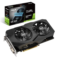 ASUS DUAL-GTX1660-O6G-EVO nVidia 6GB GDDR5 192bit PCIe videókártya